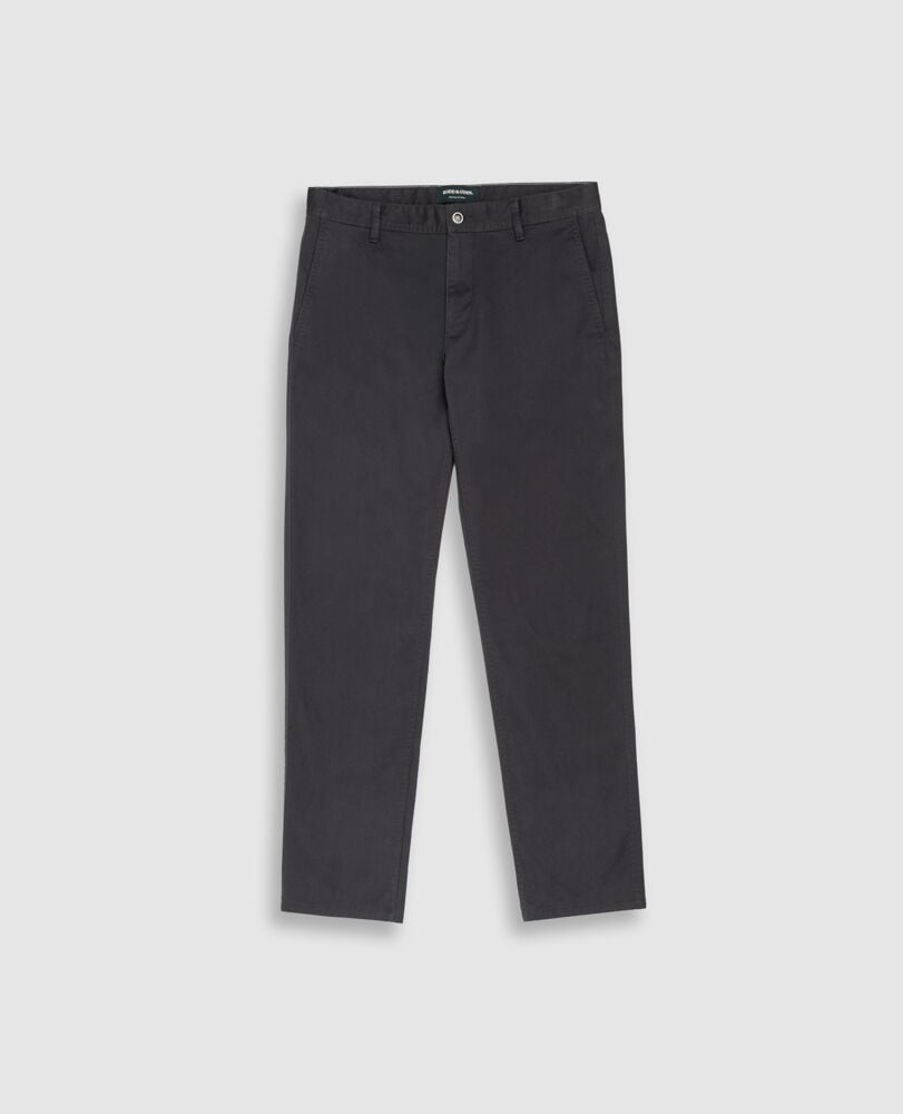 Thomas Road Chino Pant, COAL, Flat Lay