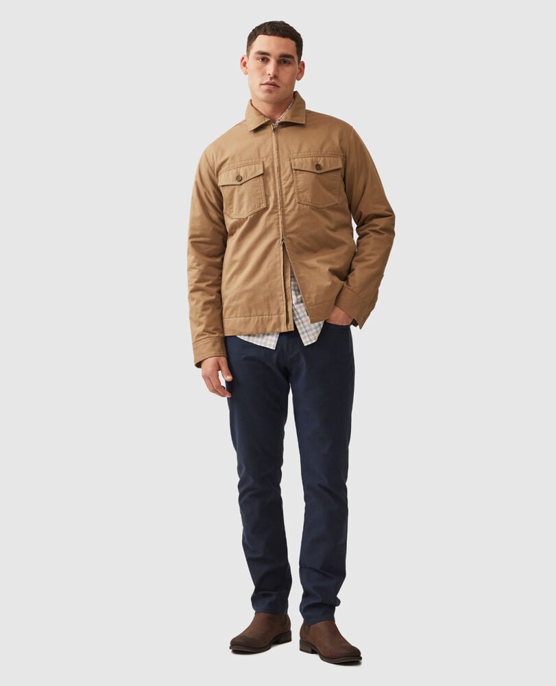 Fordell Jacket, TAN, Off Front