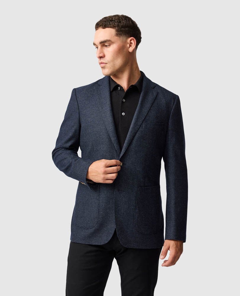 Thorton Sports Fit Jacket, MIDNIGHT, Front