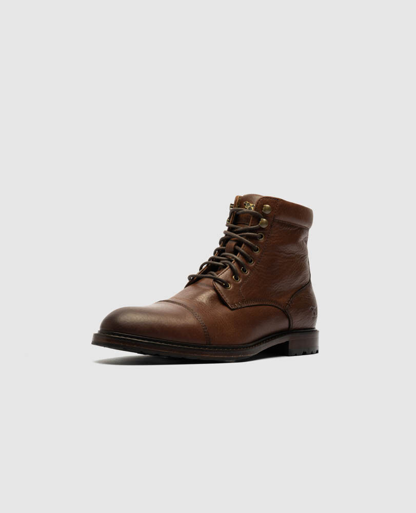 Glenorchy 1946 Military Boot, COGNAC