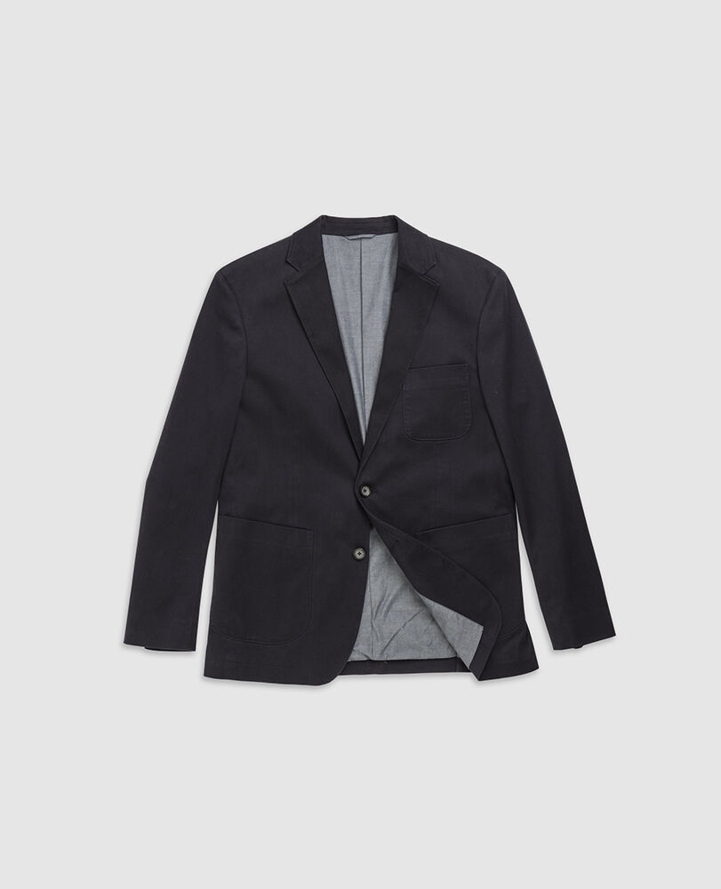 Fairton Sports Fit Jacket, MARINE, Flat Lay