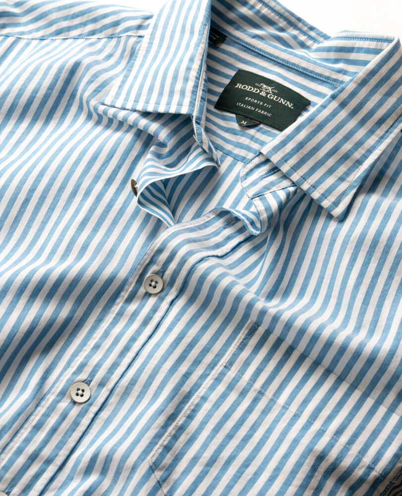 Ferry Landing Sports Fit Shirt, TEAL, Detail 2