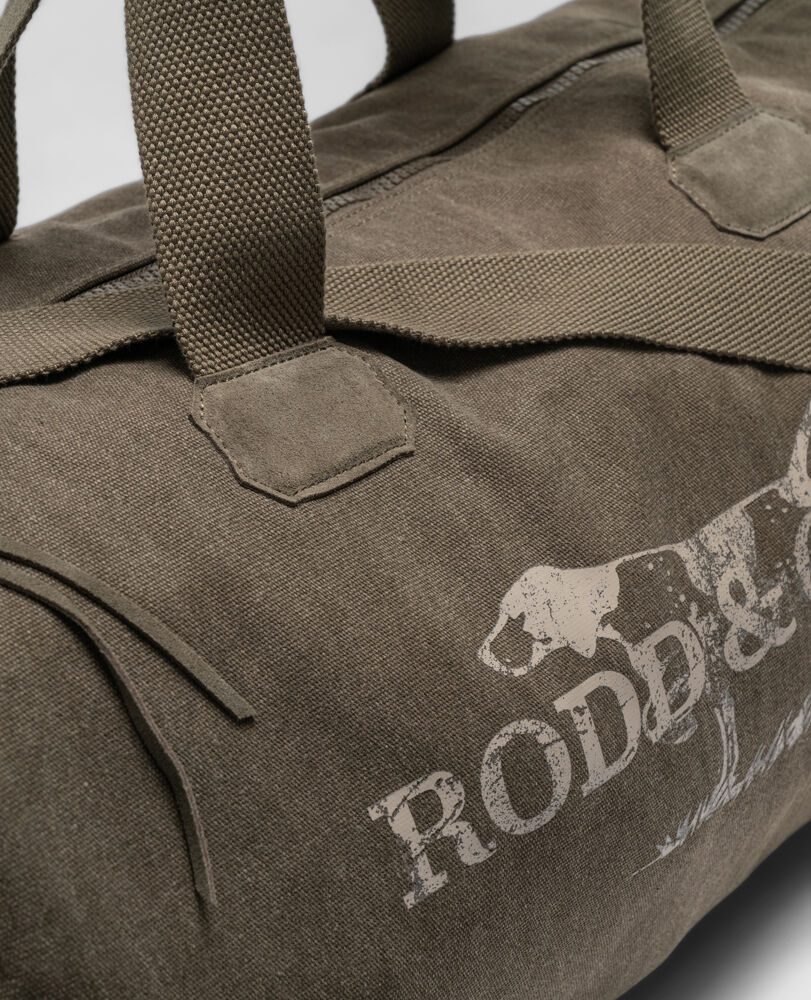 Double Barrel Dufflebag, OLIV, Detail 2