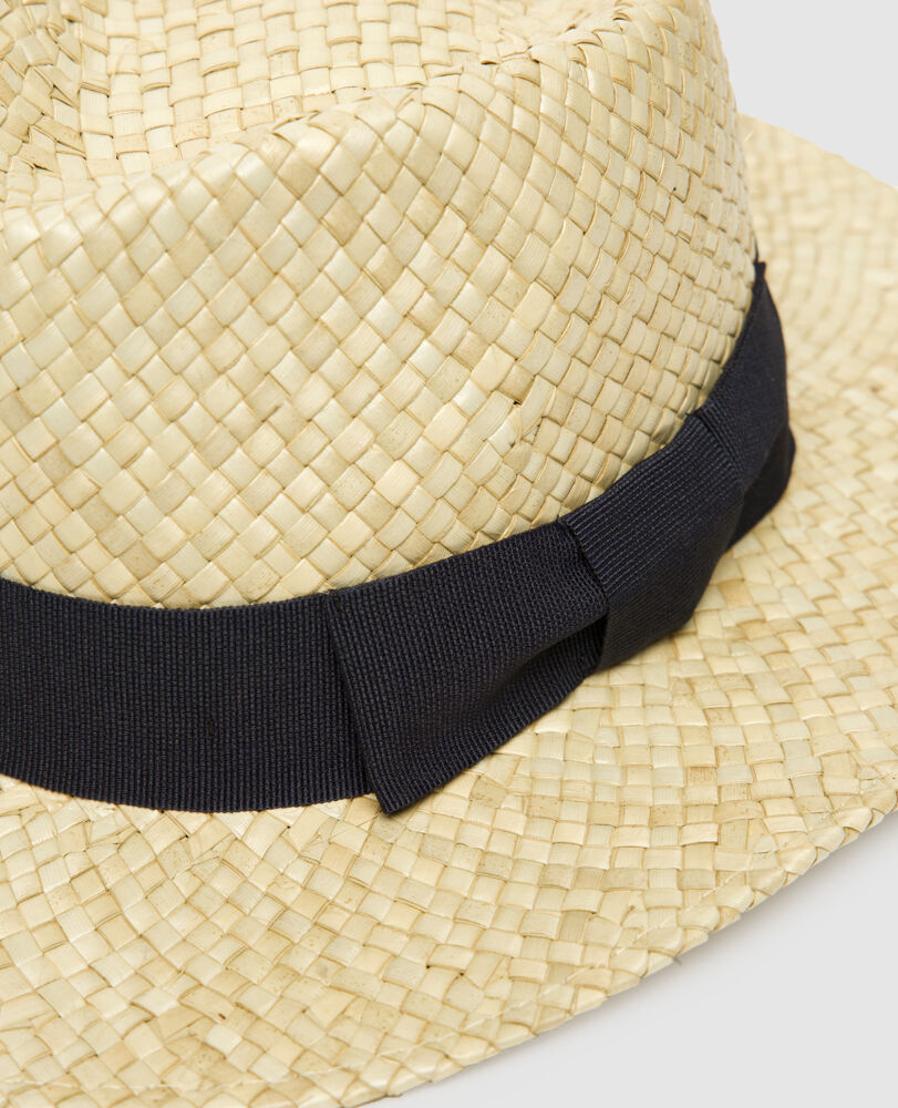Hampden Hat, NATURAL/NAVY, Detail 2