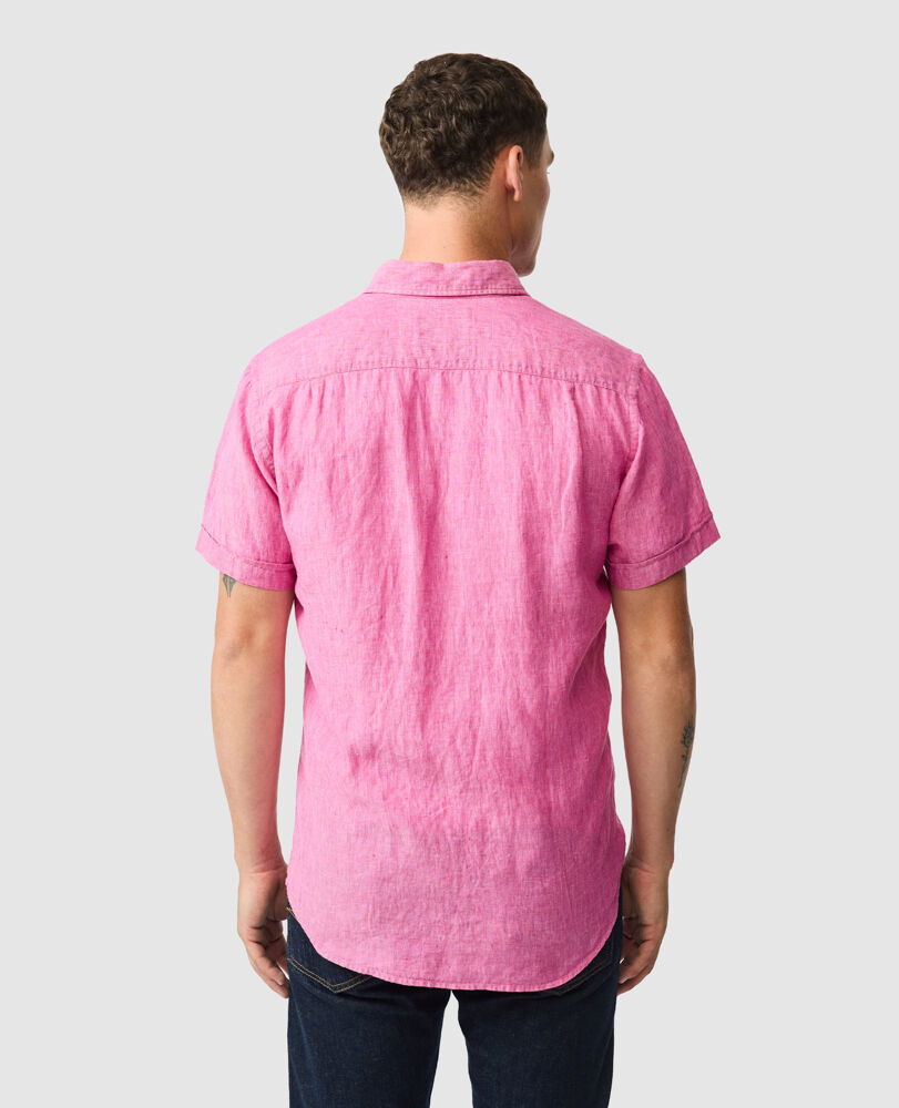 Cathedral Cove Sports Fit Shirt, FLAMINGO, Back