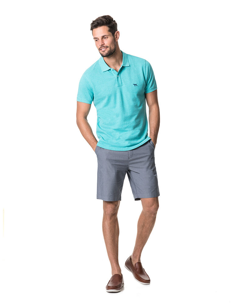 The Gunn Polo Personalised, AQUA, Off Front