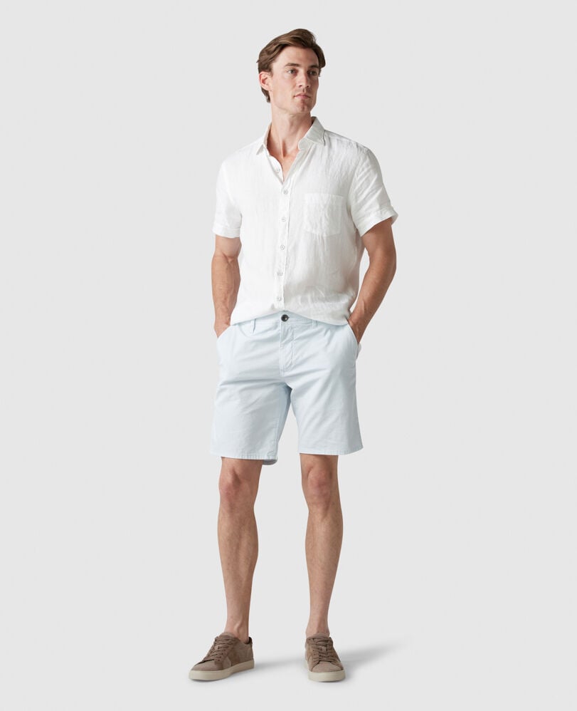 Ellerslie Sports Fit Shirt, SNOW, Off Front