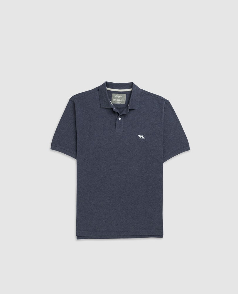 The Gunn Original Fit Polo, ADRIATIC, Flat Lay
