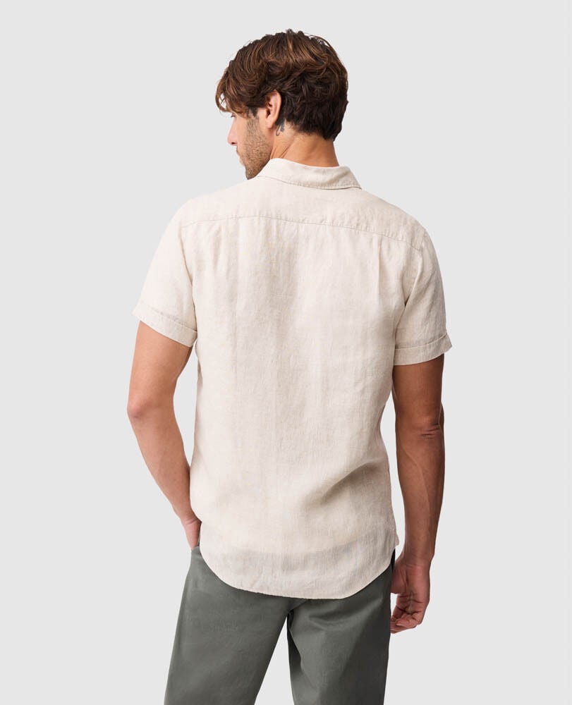 Chemise coupe sportive Palm Beach, FLOCON D&rsquo;AVOINE, Back