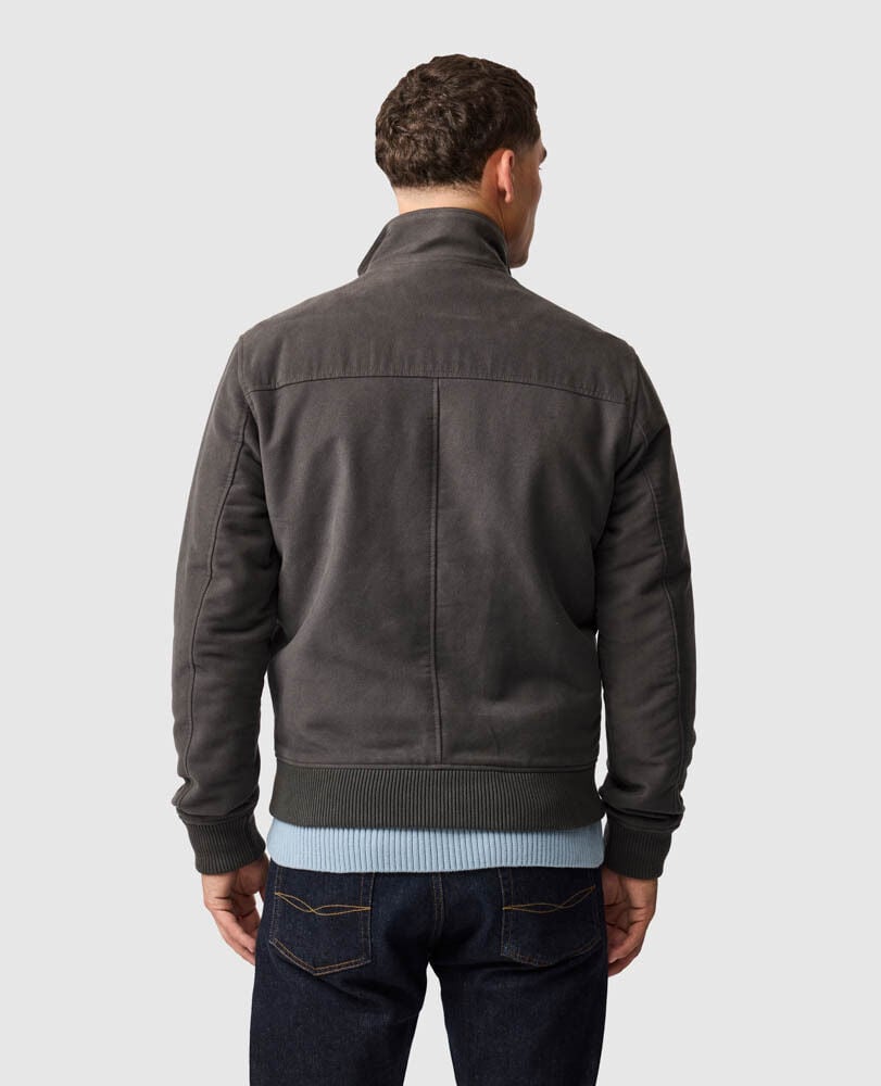 Upper Hutt Jacket, PEWTER, Back