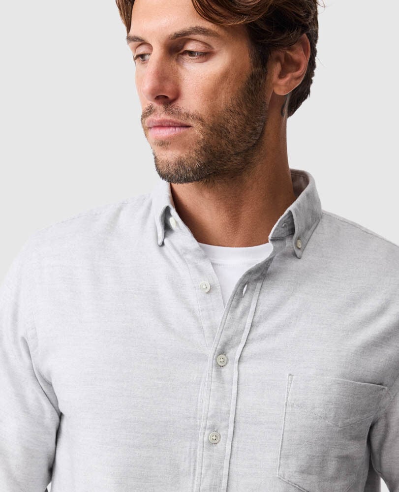 Barrhill Sports Fit Shirt, SILVER, Detail 3