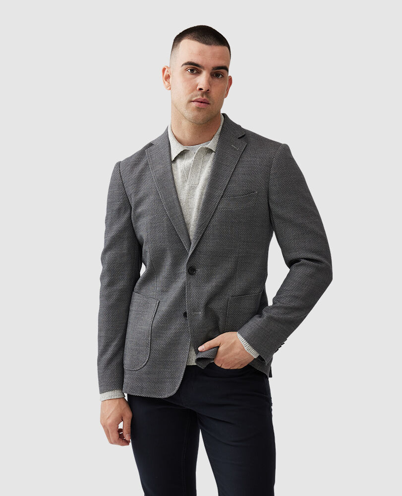 Jacke Haldon, Grau, Front