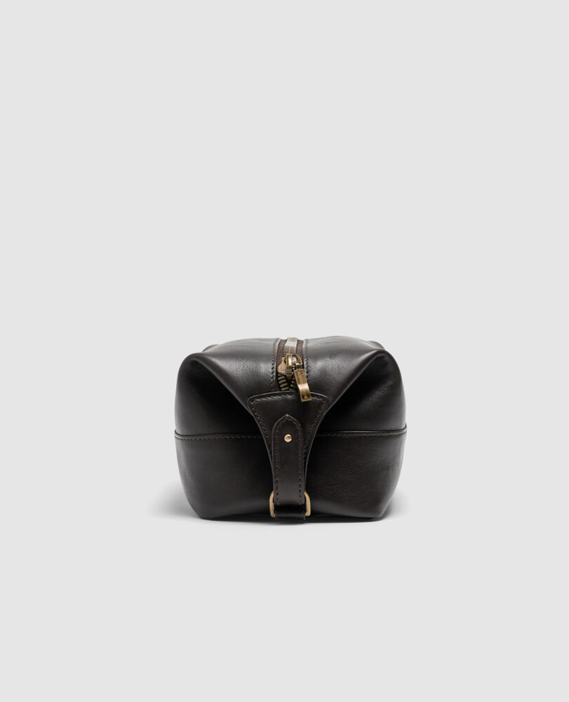 Kingston Shave Bag, CHOCOLATE, Back
