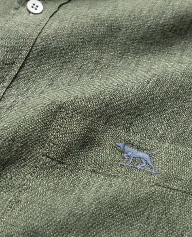 Coromandel 2 Sports Fit Shirt, KELP, Detail 2
