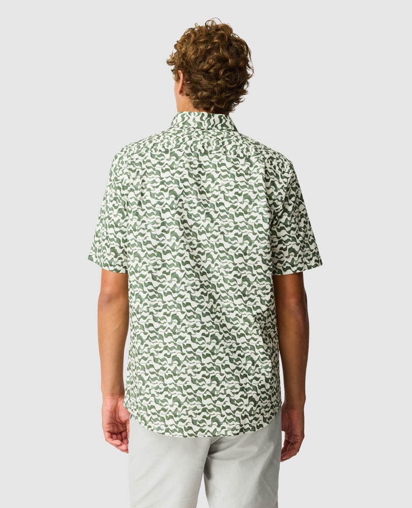 Bendigo Shirt, KELP, Back