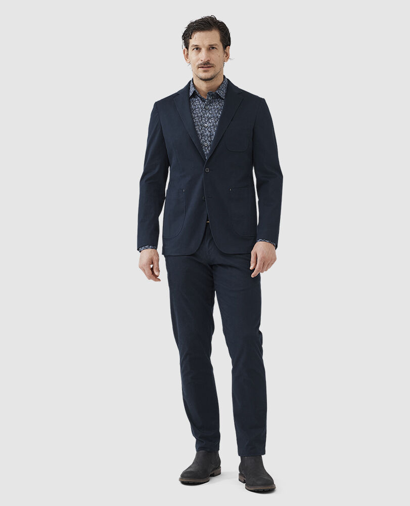 Owen Valley Sports Fit Jacket, MIDNIGHT, Off Front
