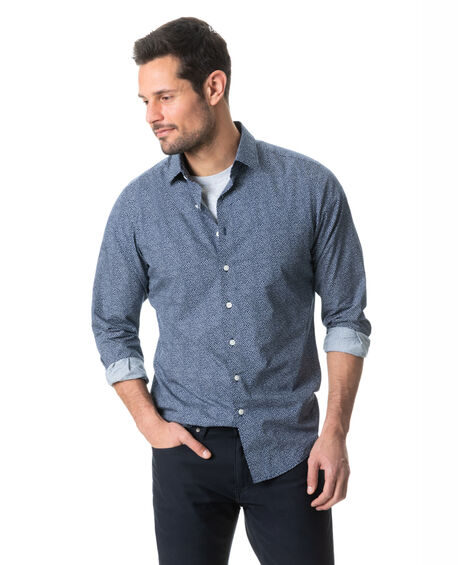 Sandy Bay Island Sports Fit Shirt, DEEP OCEAN