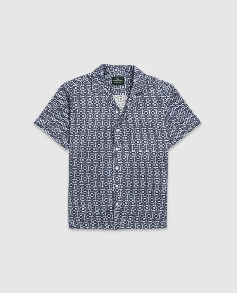 Knightsbridge Shirt, INDIGO, Flat Lay