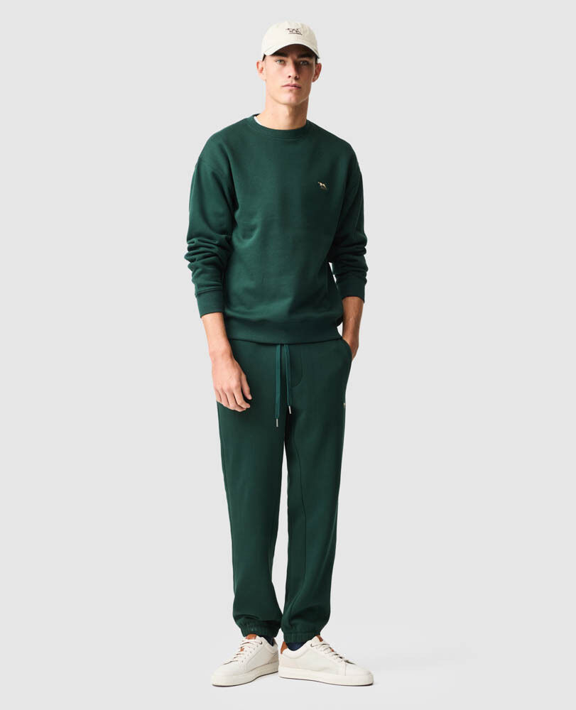Otago Track Pant, FOREST, Off Front