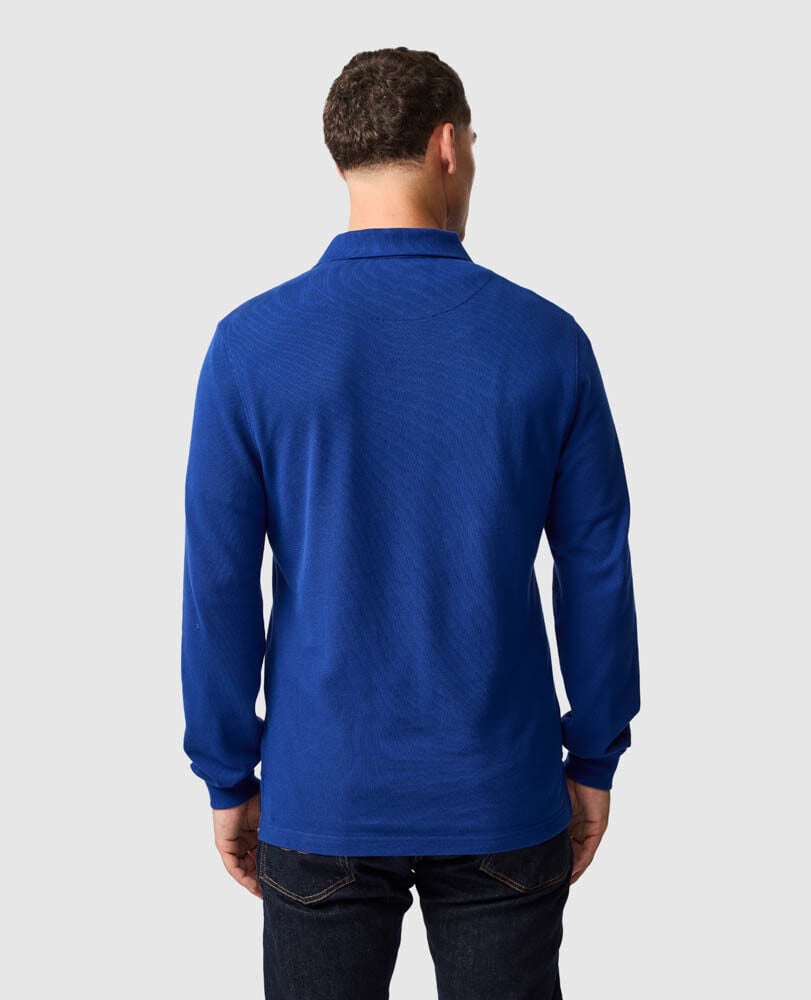 Ls Gunn Polo, DARK COBALT, Back