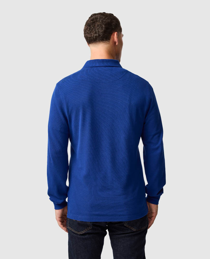 Ls Gunn Polo, DARK COBALT, Back