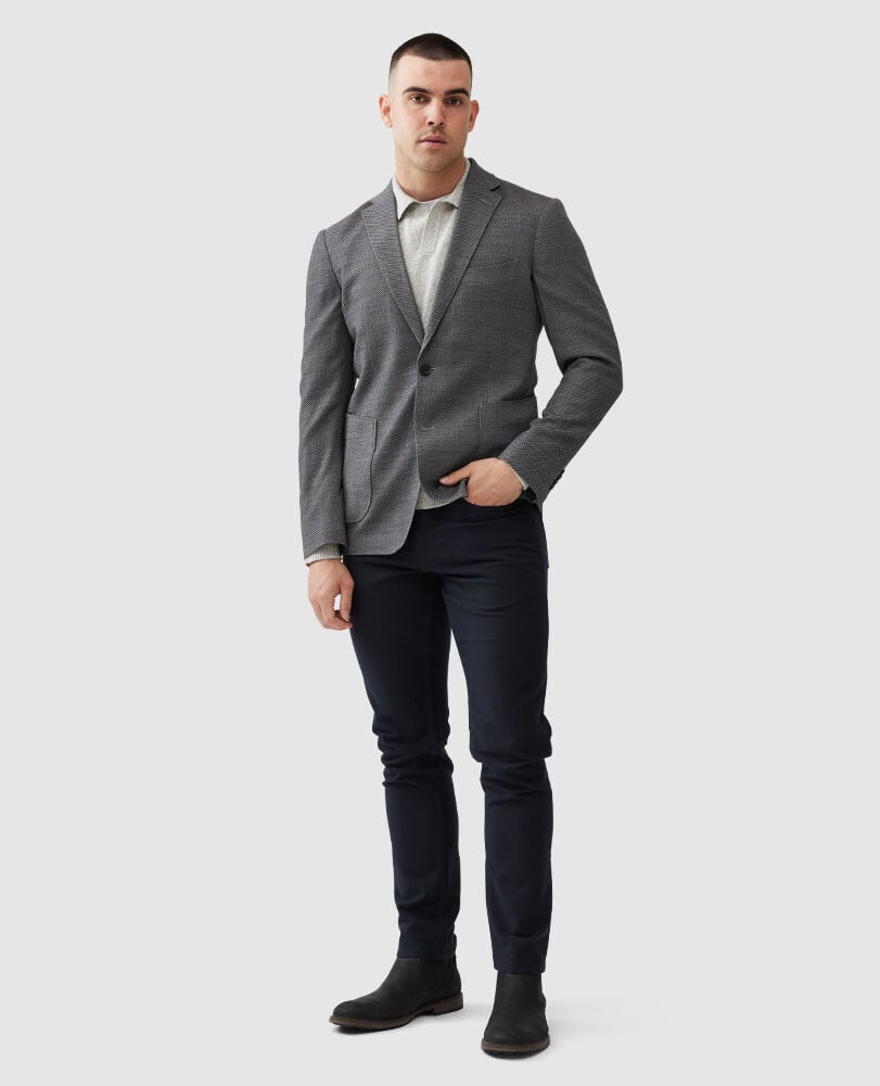 Haldon Jacket, Grey, Off Front