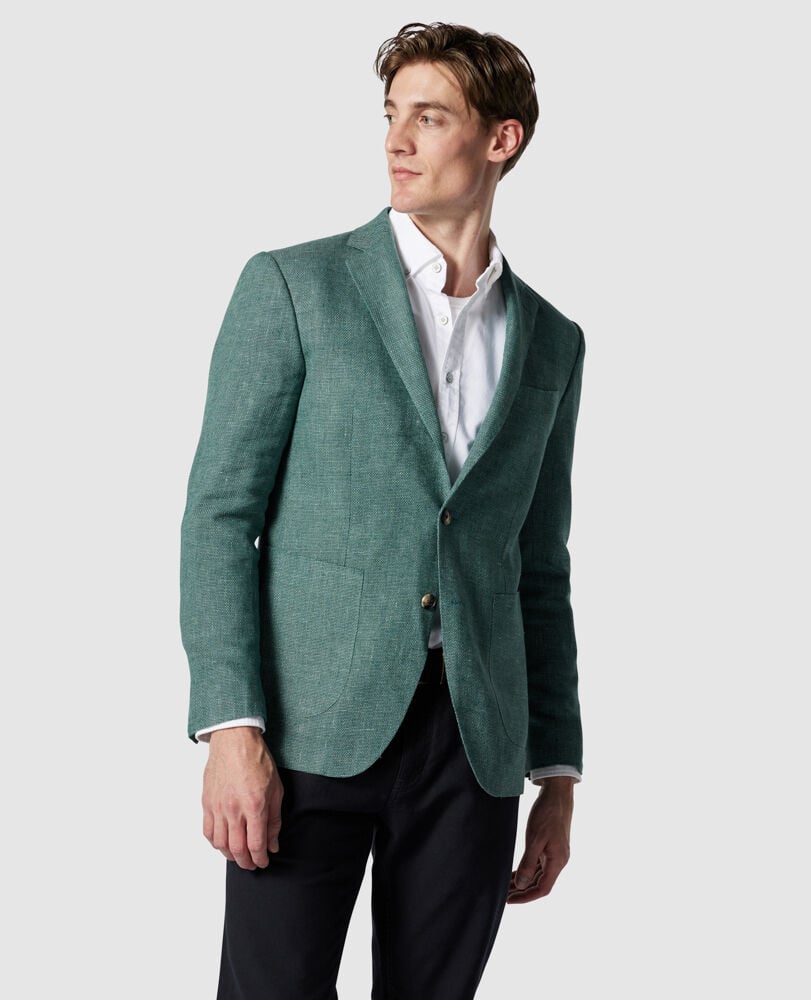 The Cascades Sports Fit Jacket, PINE, Front