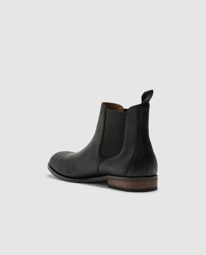 Kingsview Road Chelsea Boot, NERO WASH, Flat Lay