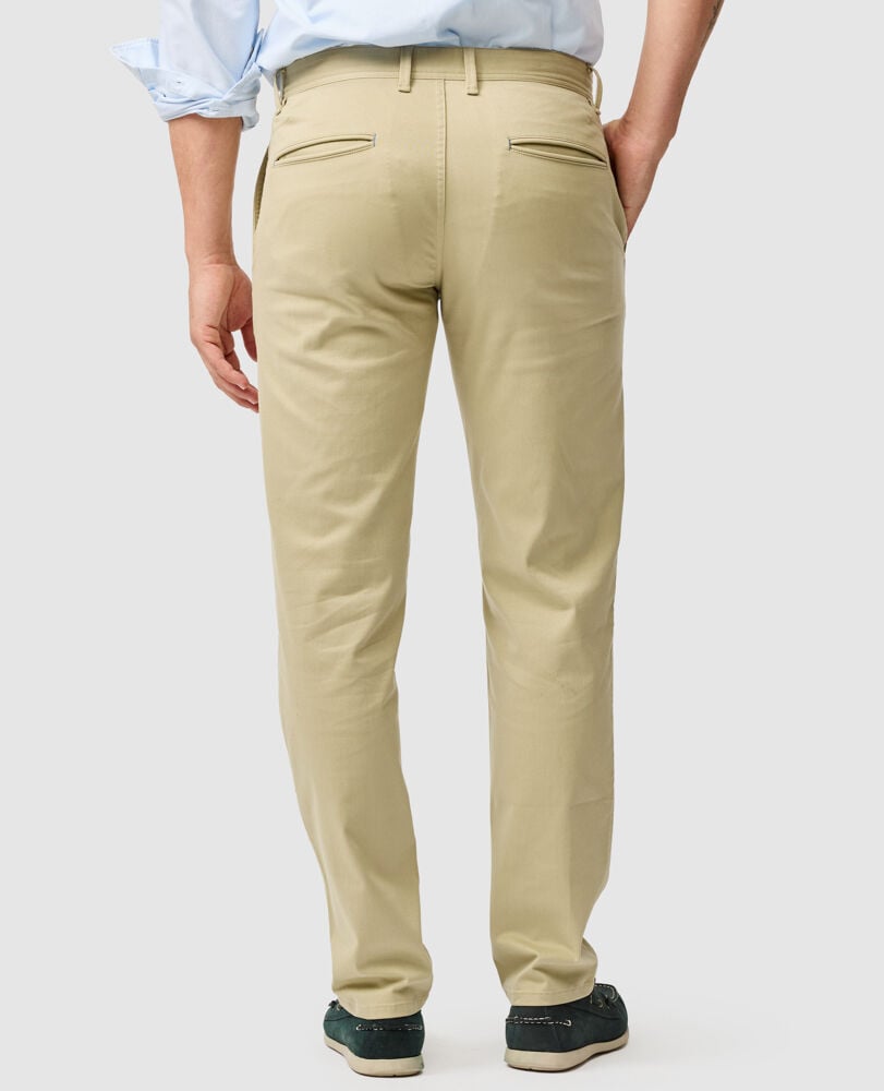 Thomas Road Chino Trouser, NATURAL, Back
