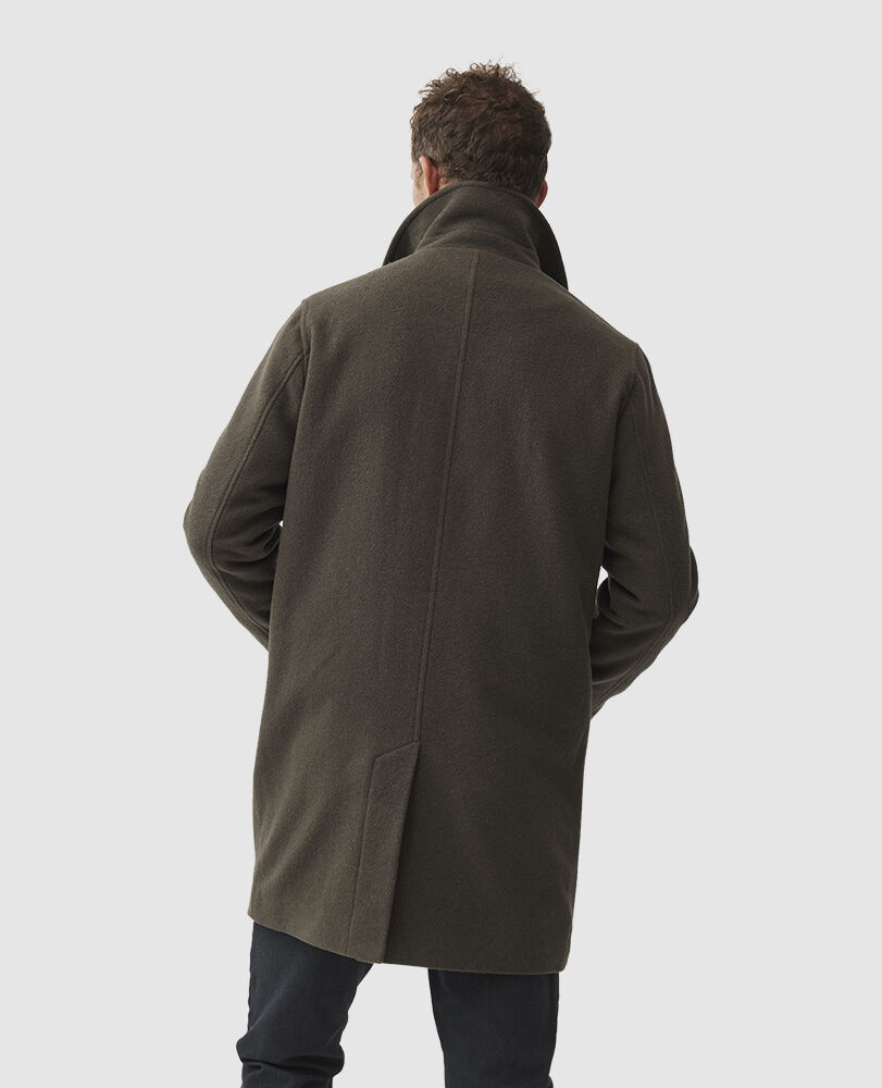 Manteau Westgate, OLIVE, Back