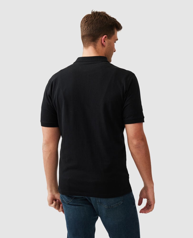The Gunn Original Fit Polo, EBONY, Back