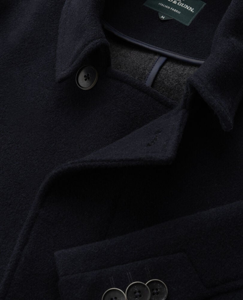 Murchison Coat, MIDNIGHT, Detail 2