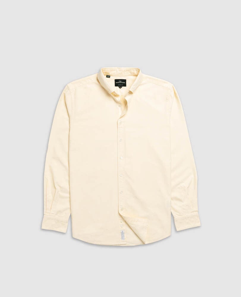 Cambridge Shirt, LEMON, Flat Lay