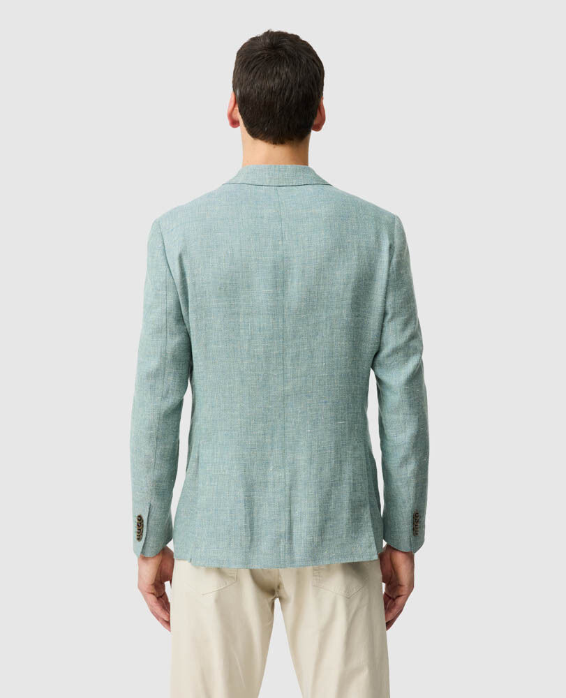 Jacke The Cascades mit sportlicher Passform, AQUAMARIN, Back