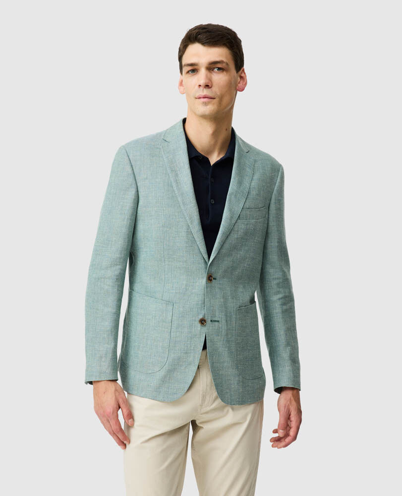 Jacke The Cascades mit sportlicher Passform, AQUAMARIN, Front