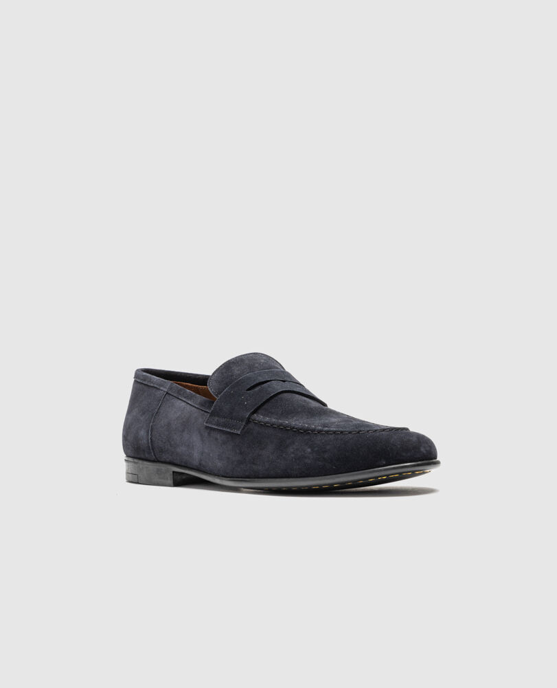 Spiga Loafer, DEEP BLUE, Off Front