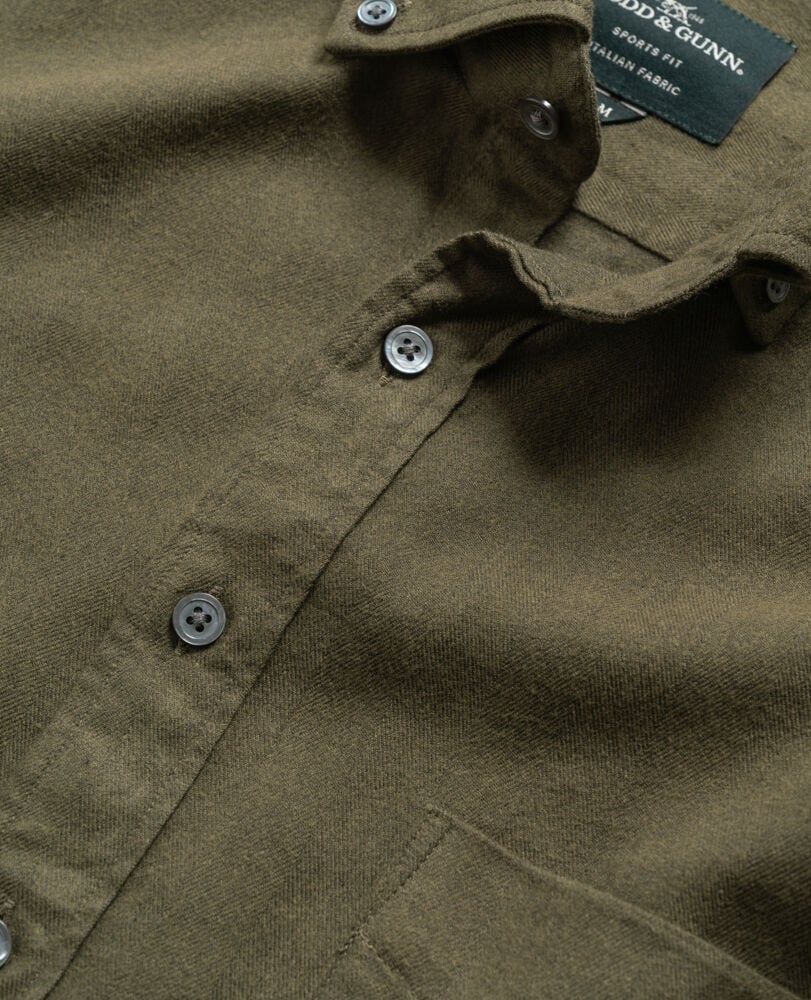 Barrhill Sports Fit Shirt · Loden XL, LODEN, Detail 2