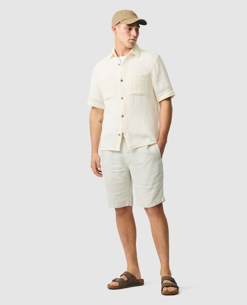 Enstone Lane Shirt, BARLEY, Off Front