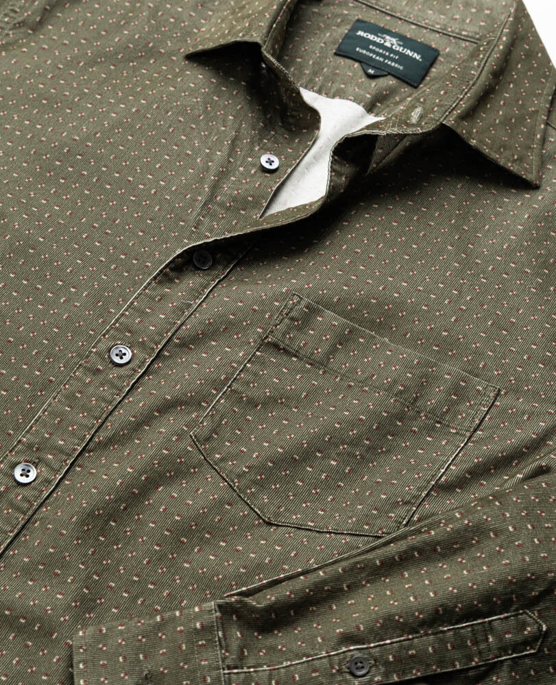 Little Jordan Spur Sports Fit Shirt, OLIVE, Detail 2