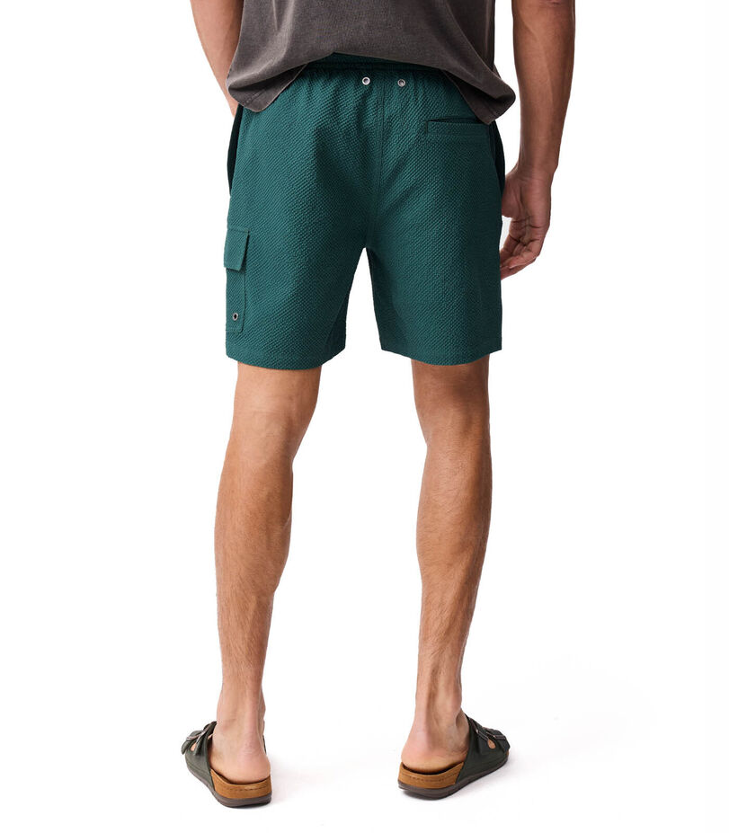 Winterton River Swim Short, TEAL, Back