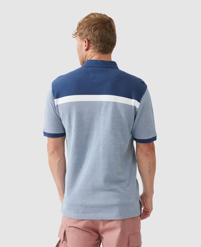 Whitby Polo · Indigo XL, INDIGO, Back