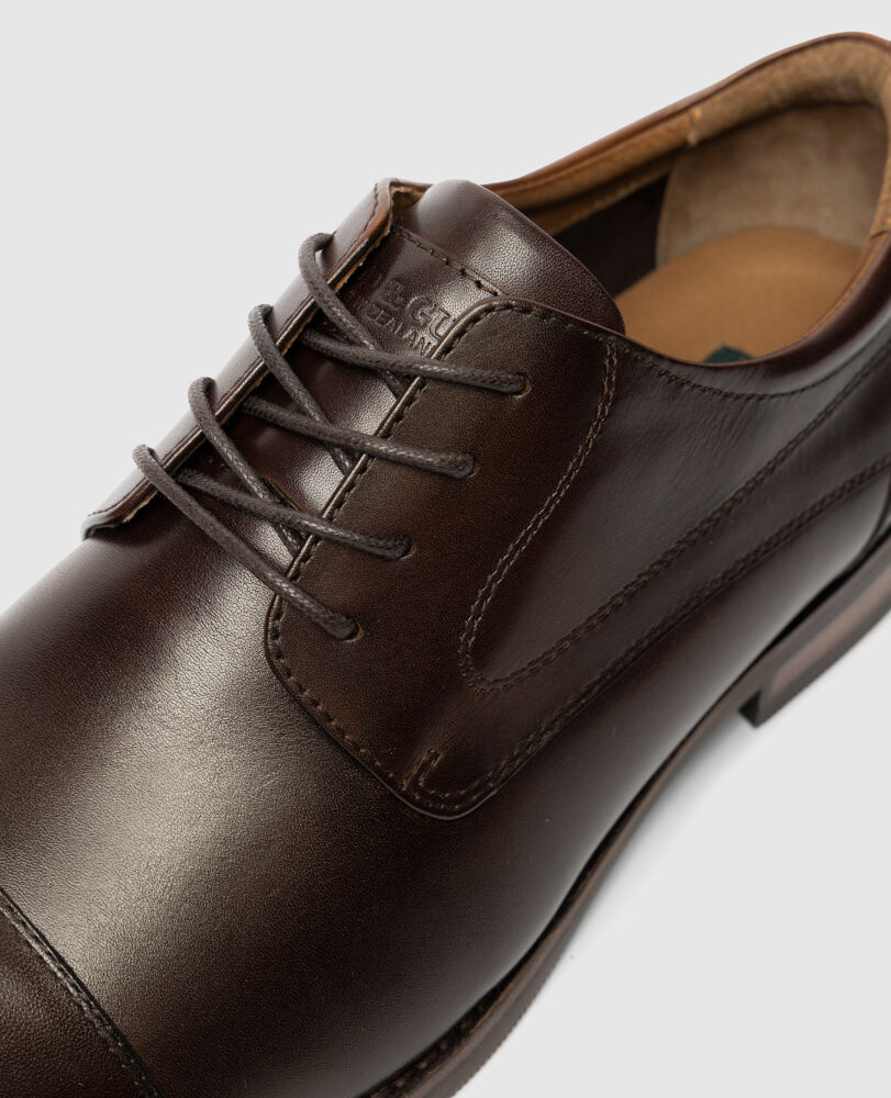 Loburn Derby Shoe, CHOCOLATE, Detail 3