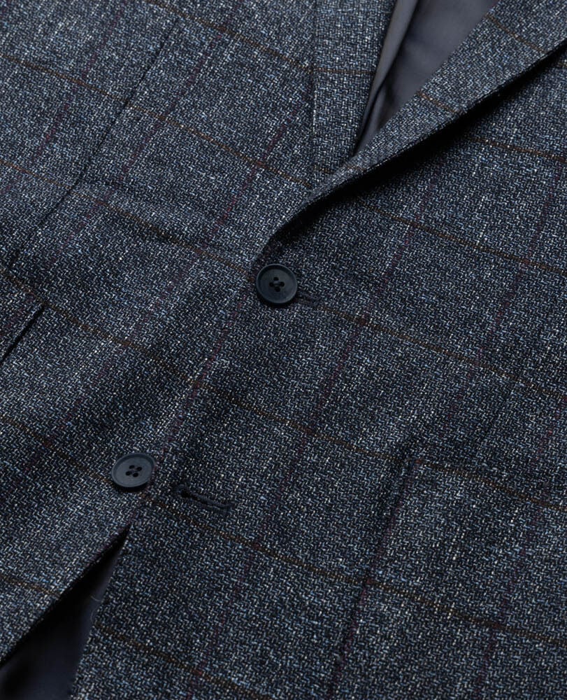 Selwyn Island Sports Fit Jacket, PEWTER, Detail 2