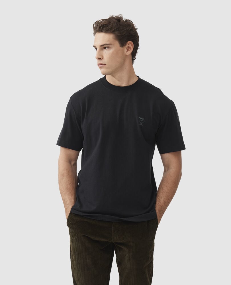 Cooks Gardens T-Shirt , EBONY, Front