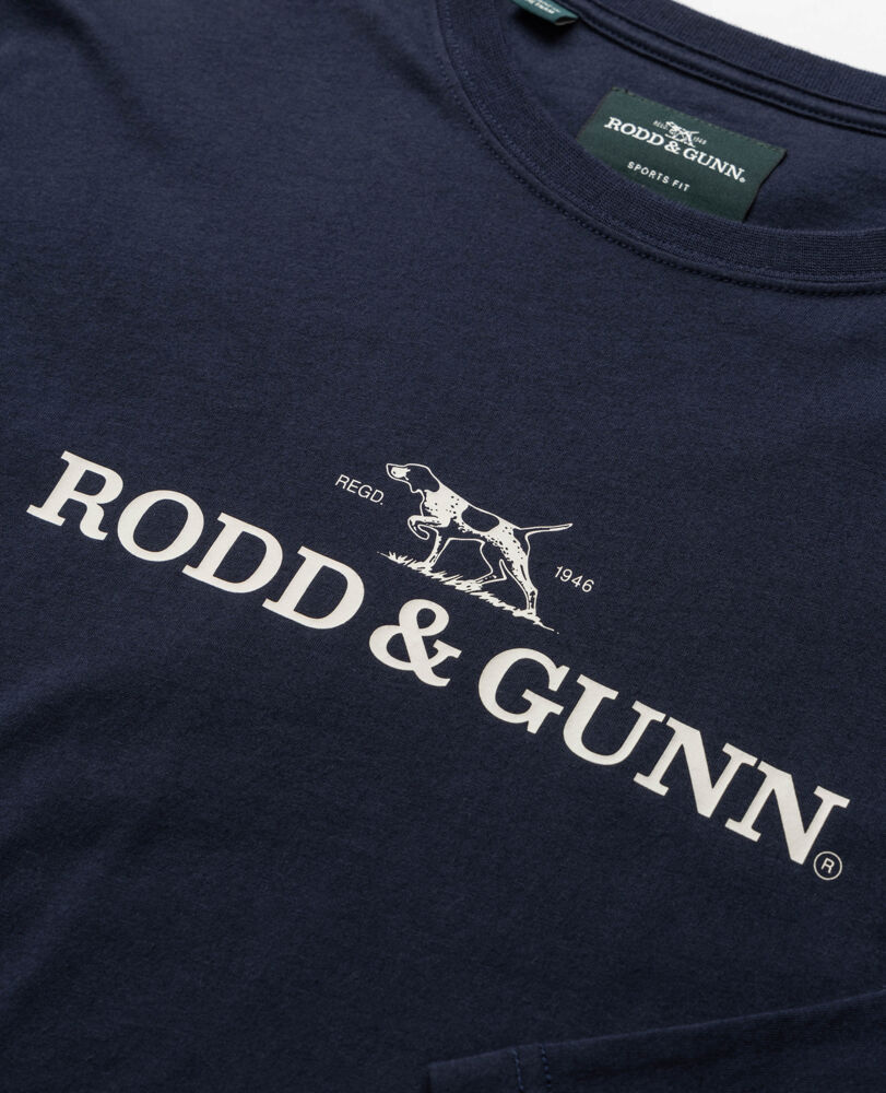 Long Sleeve Logo T-Shirt, MIDNIGHT, Detail 2