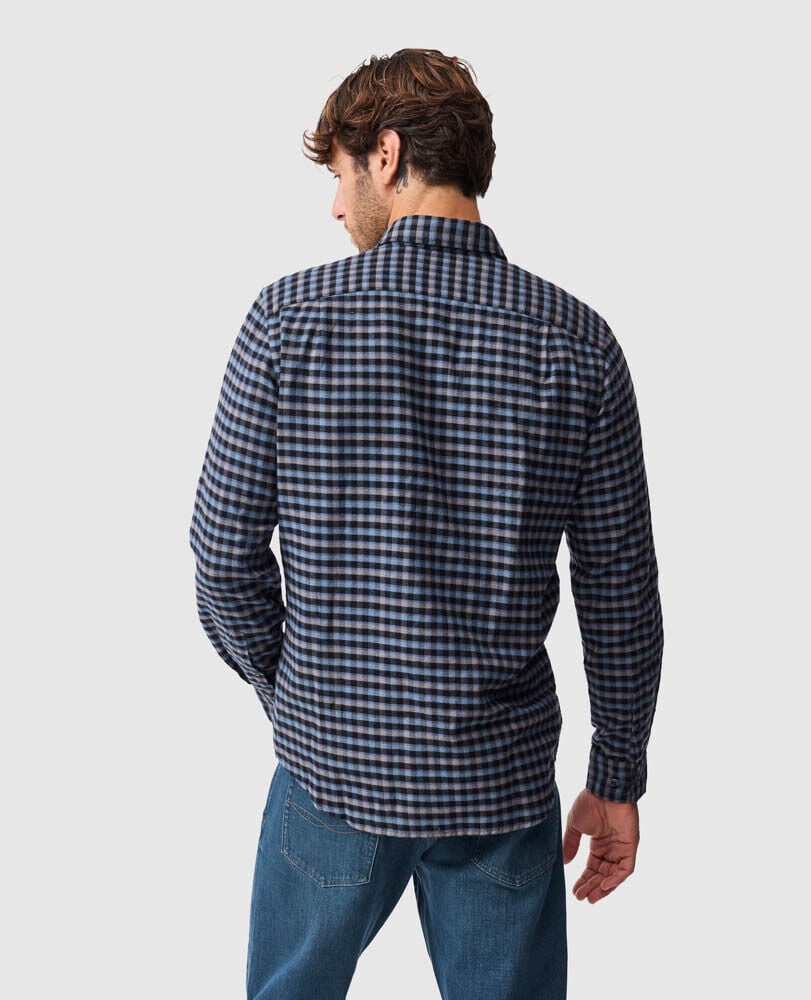 All Day Bay Sports Fit Shirt, DEEP OCEAN, Back