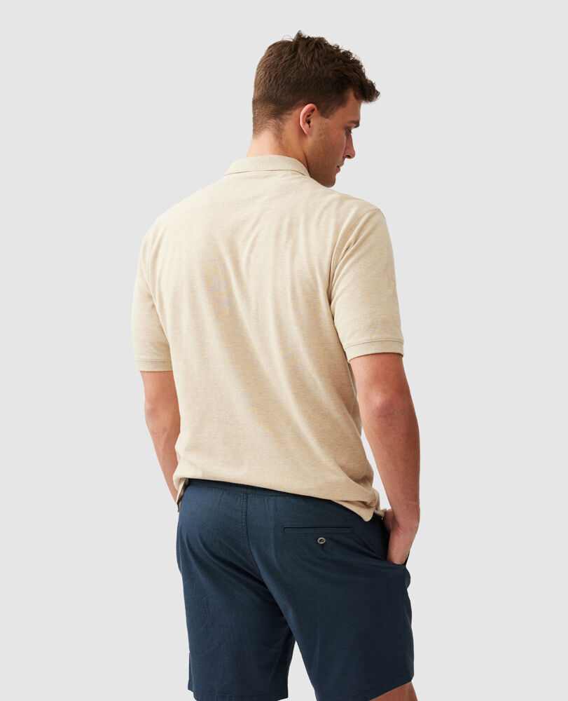 The Gunn Original Fit Polo, HAFER, Back