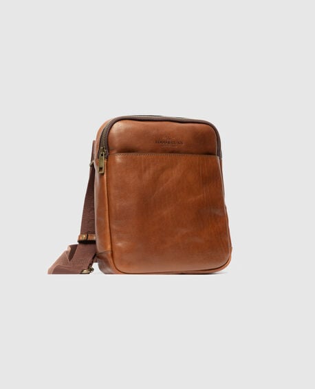 Cambridge Crossbody Satchel, COGNAC