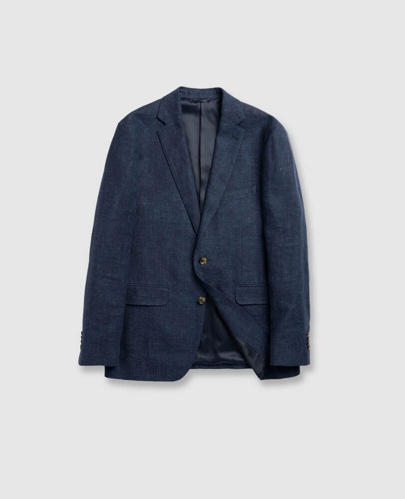 Maud Island Sports Fit Jacket, MARINE, Flat Lay