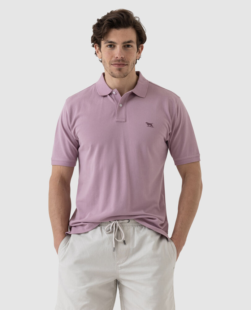 The Gunn Original Fit Polo &middot; Quartz ME, QUARTZ, Front